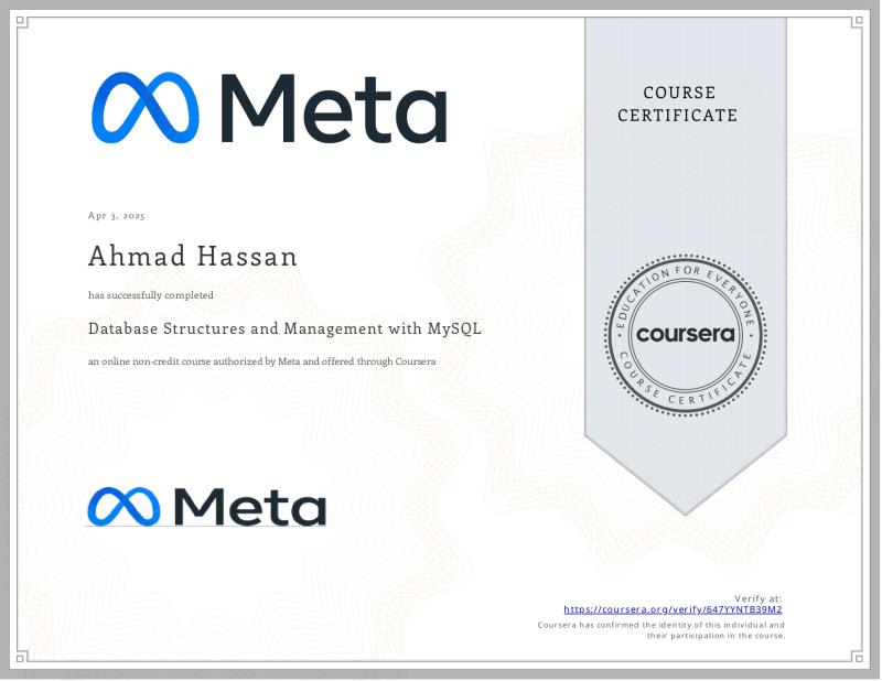 Database Structures and Management with MySQL